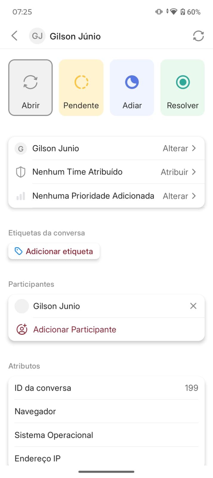 Tela 11 do app Profluxus